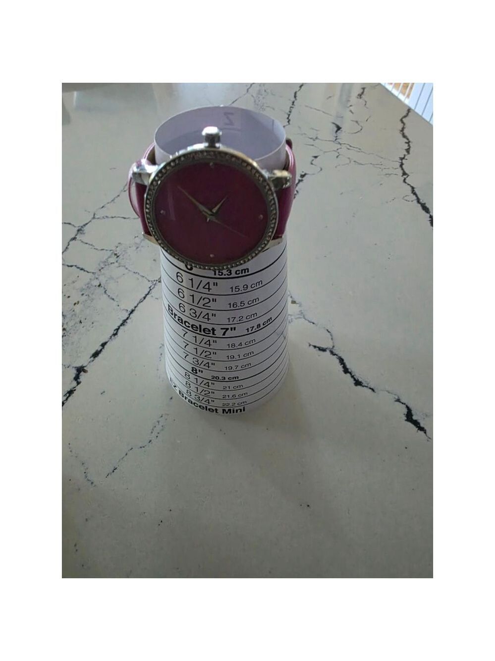 Women's Croton Pink & Silver Watch, One Size - Picture 10 of 11